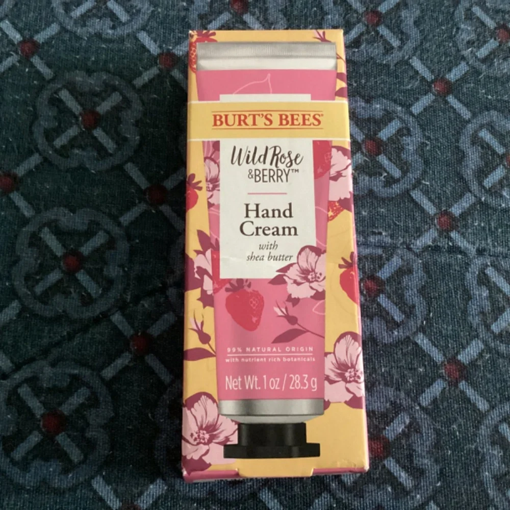 Burt’s Bees Wild Rose & Berry Hand Cream with Shea Butter 1 oz/28.3 g